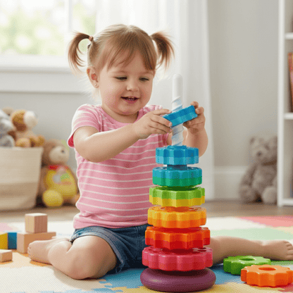 SKILLSTACKER – Educational Tower for Shape & Color Exploration