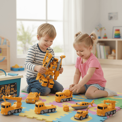 TRANSFORMAKID – Shape-Shifting Magnetic Car Builder Set