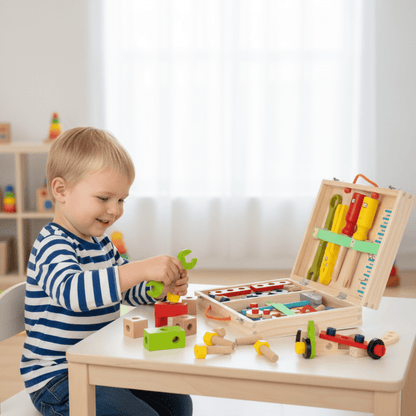 CRAFTCASE – Wooden Montessori Toolset for Hands-On Learning