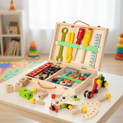CRAFTCASE – Wooden Montessori Toolset for Hands-On Learning