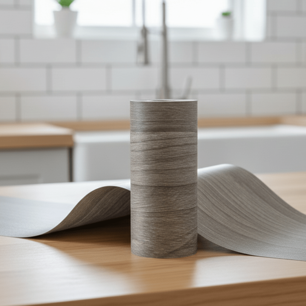 Trimline – Thickened PVC Wood Grain Stickers for Stylish Living Spaces