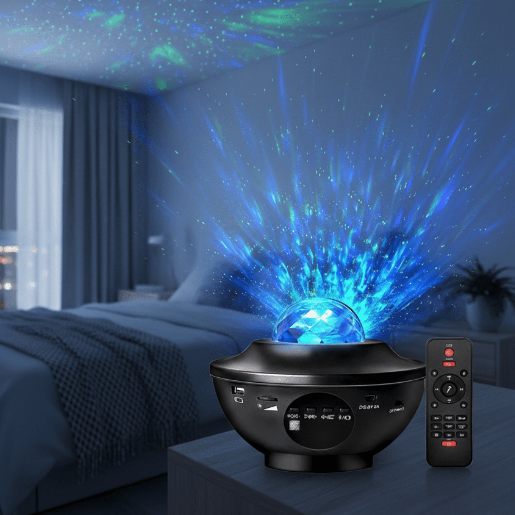 GALAXORA – Portable Galaxy Projector with Bluetooth Speaker and Remote Control