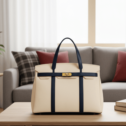 Seavelle – Classic Cotton Canvas Tote with Reinforced Steel Design