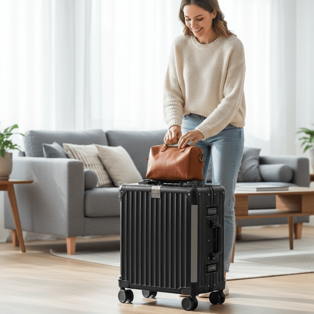 VOYAGELITE – Secure Travel Trolley Bag with Password Locking Feature