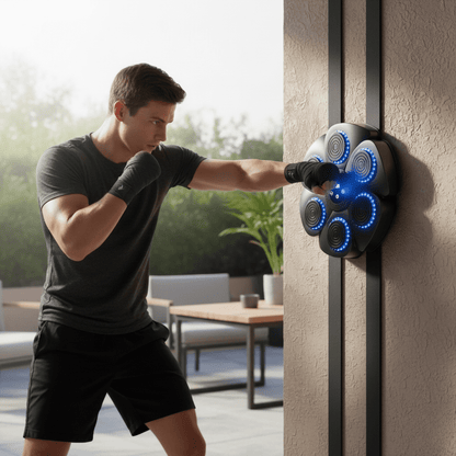 PunchTech - Smart Boxing Machine with Bluetooth Music & RGB Lighting