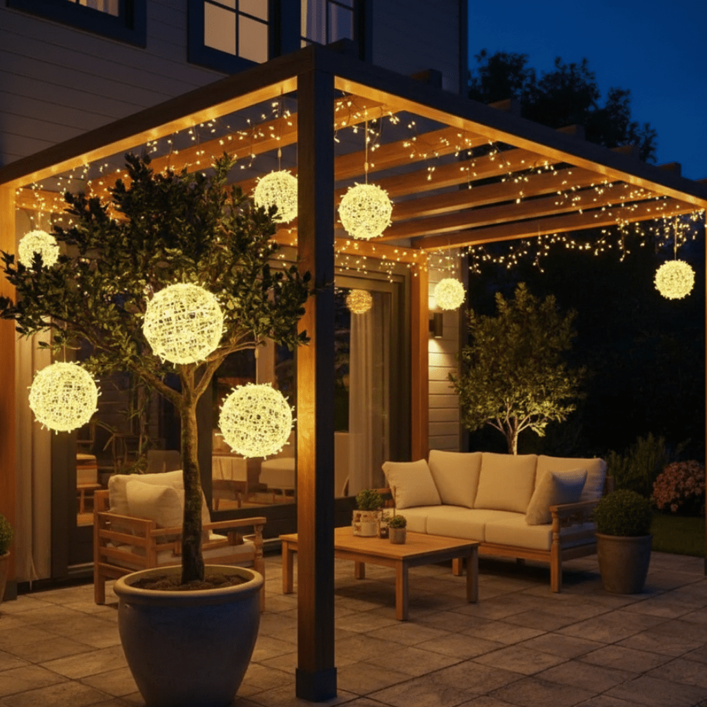 DECOSPHERA – LED Light Ball - Waterproof Outdoor Lights for Ambiance & Decor