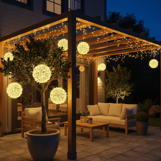 DECOSPHERA – LED Light Ball - Waterproof Outdoor Lights for Ambiance & Decor