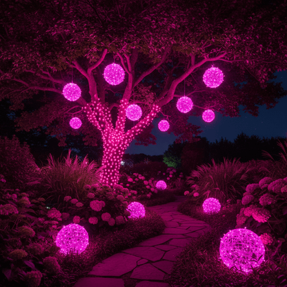 DECOSPHERA – LED Light Ball - Waterproof Outdoor Lights for Ambiance & Decor