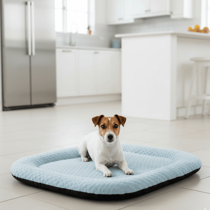 COOLFURIA – Advanced Cooling Dog Bed with Non-Slip Bottom & Machine Washable Cover