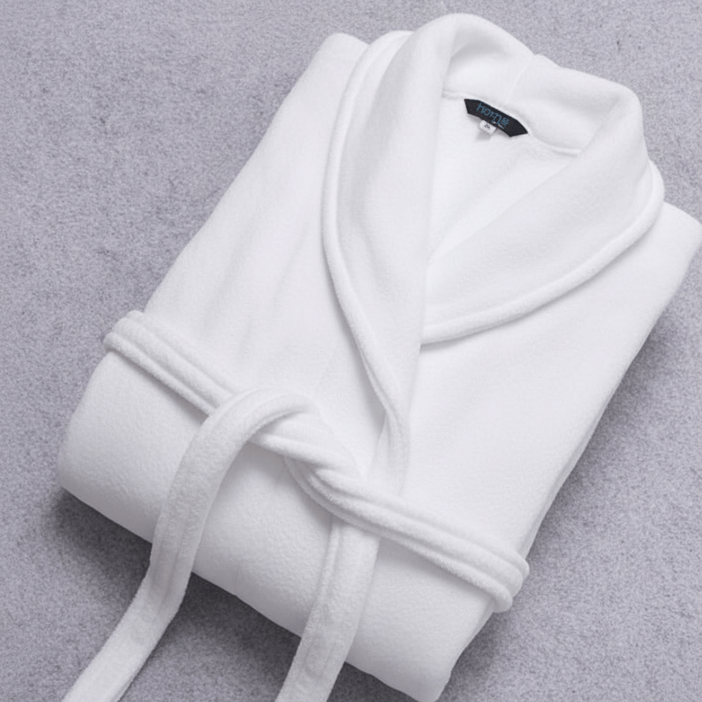 CORALSOFT – Elegant Winter Bathrobe Soft Coral Fleece Dressing Gown with Pockets