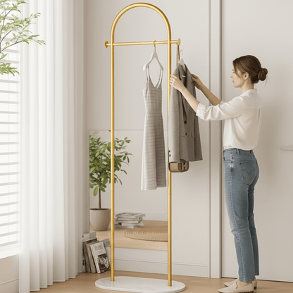 CLOSETSTAND – Elegant Floor Standing Clothes Rack Stylish Hanger for Clothes Organizer