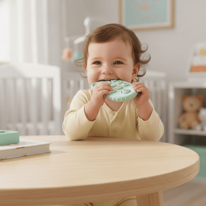 PHONESOFT – Silicone Baby Teether Mobile Design – Safe Chew Toy for Little Hands
