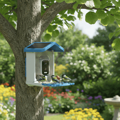 SOLARFEED – Smart Solar Bird Feeder with 2.4K HD Camera & Night Vision