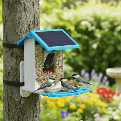SOLARFEED – Smart Solar Bird Feeder with 2.4K HD Camera & Night Vision