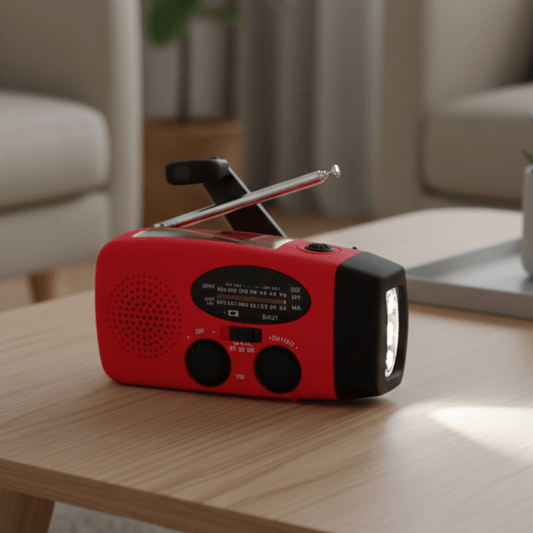 EMERGRADIO – Multifunctional Emergency Radio with Power Bank, Flashlight & Weather Alerts