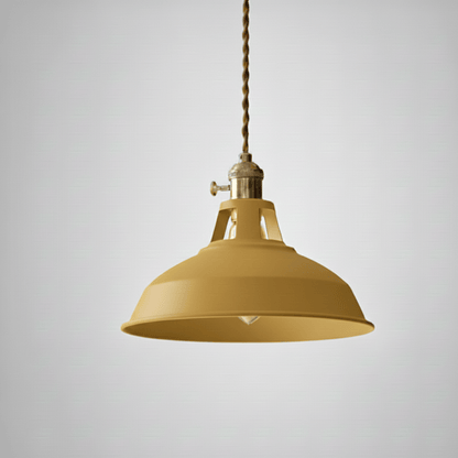 DECOLUXE – Retro Barn Shade Ceiling Pendant for Kitchens & Lofts, Adjustable Hanging Design