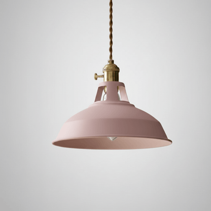 DECOLUXE – Retro Barn Shade Ceiling Pendant for Kitchens & Lofts, Adjustable Hanging Design