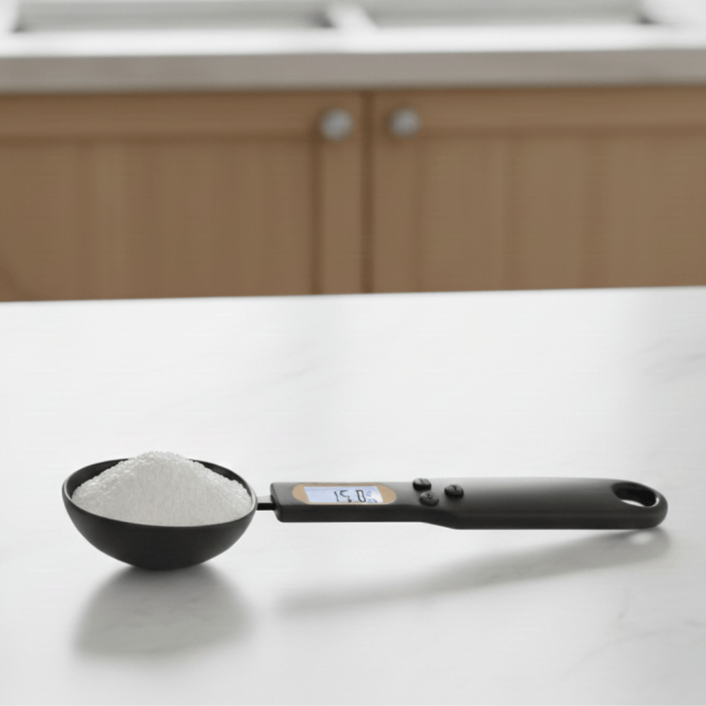 DIGISPOON – Smart Electronic Measuring Spoon for Exact Ingredient Control, Multi-Unit Scale