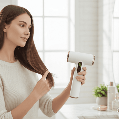 VOLTSTYLE – Lightweight Cordless Hair Dryer 30,000 RPM, Powerful Fast-Dry Tech for Home & Travel