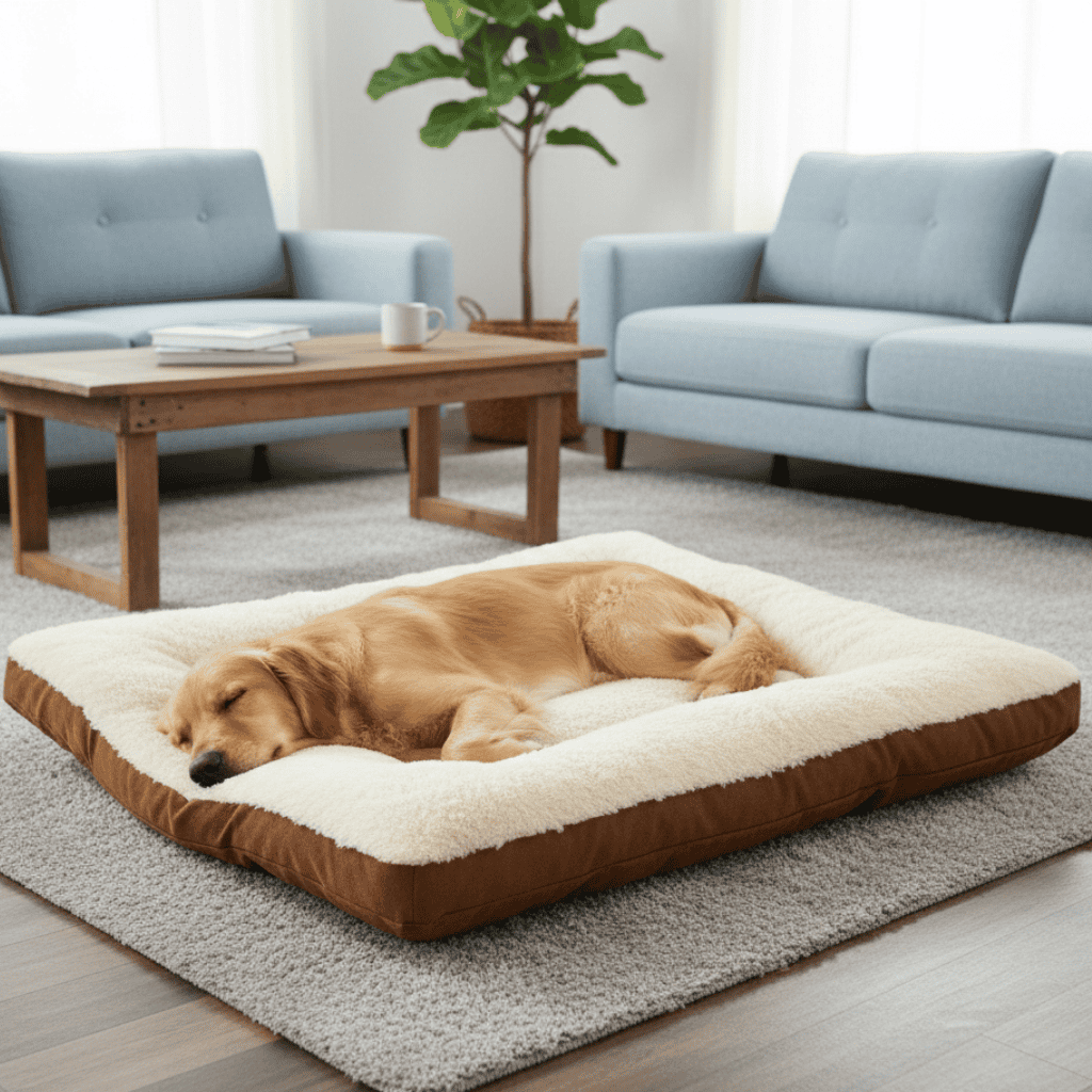 DOZEDOG – Premium Dog Bed with Supportive Foam & Soft Cotton Cover