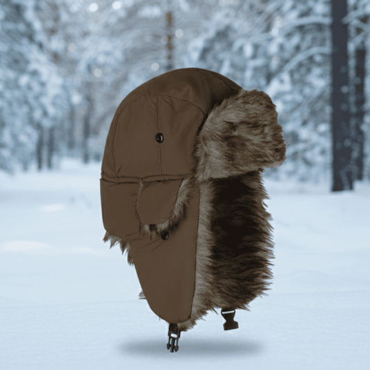 SKIFURRY – Cozy Faux Fur Aviator Ski Hat Warm Earflap Cap for Men and Women