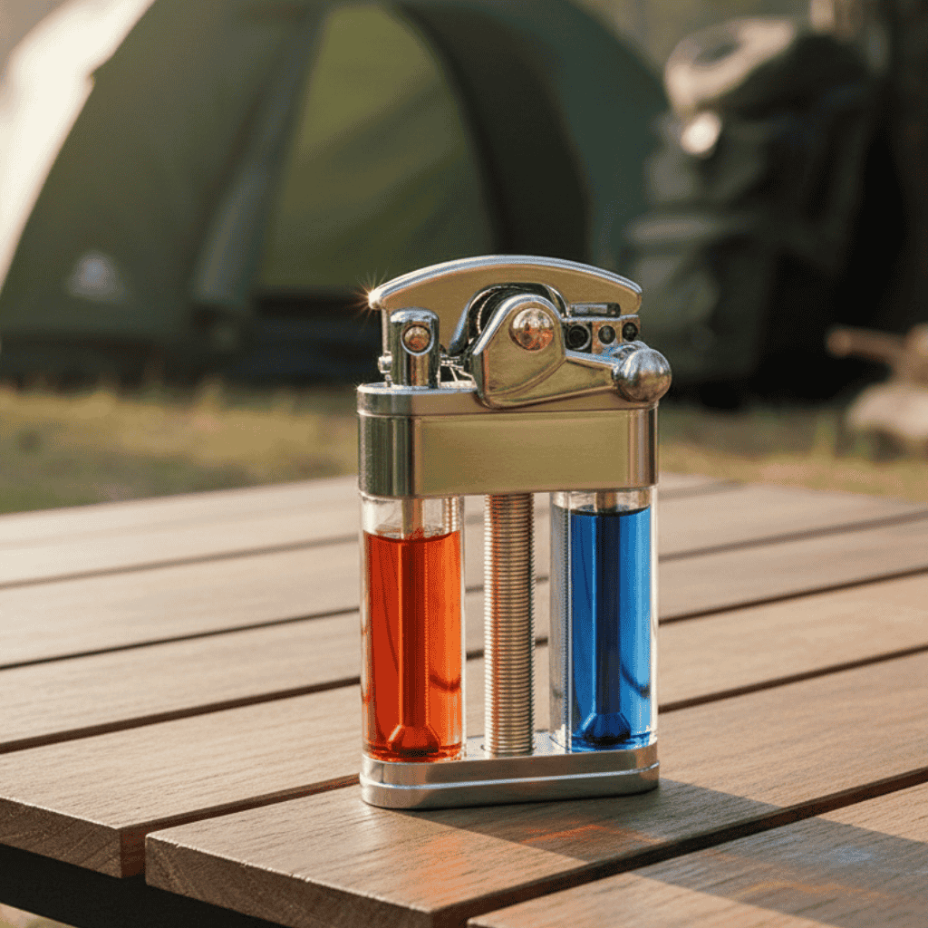 FUELCLEAR – Multi-Fuel Kerosene Lighter Transparent Design for Outdoor Adventures