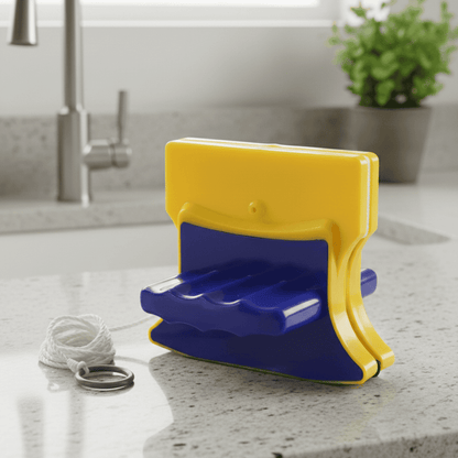 PANESECURE – Magnetic Double-Sided Glass Cleaner with 1.2M Safety Rope