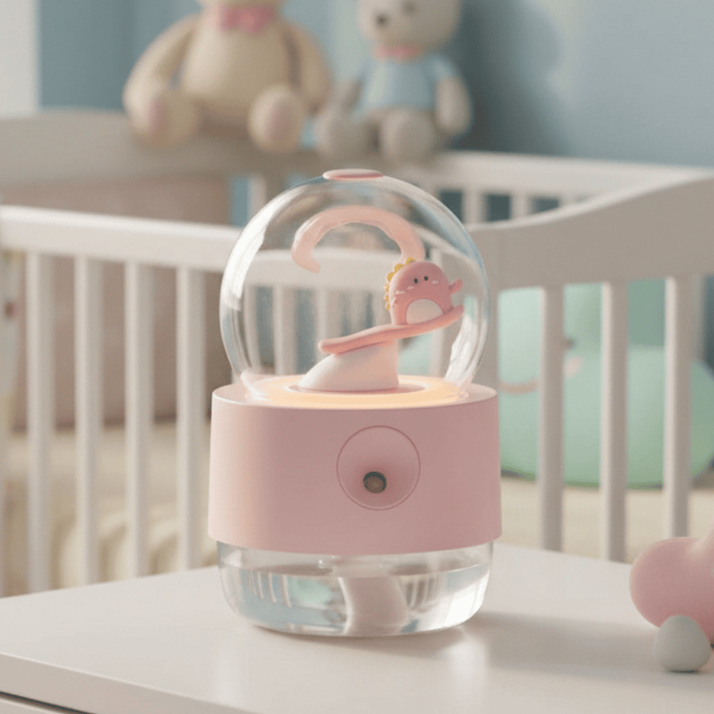 MELOMIST – Cute Wireless Rechargeable Humidifier with Music Box and Night Lamp