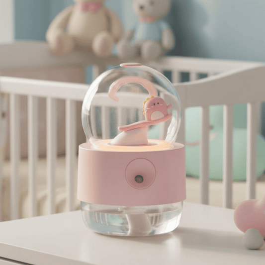 MELOMIST – Cute Wireless Rechargeable Humidifier with Music Box and Night Lamp