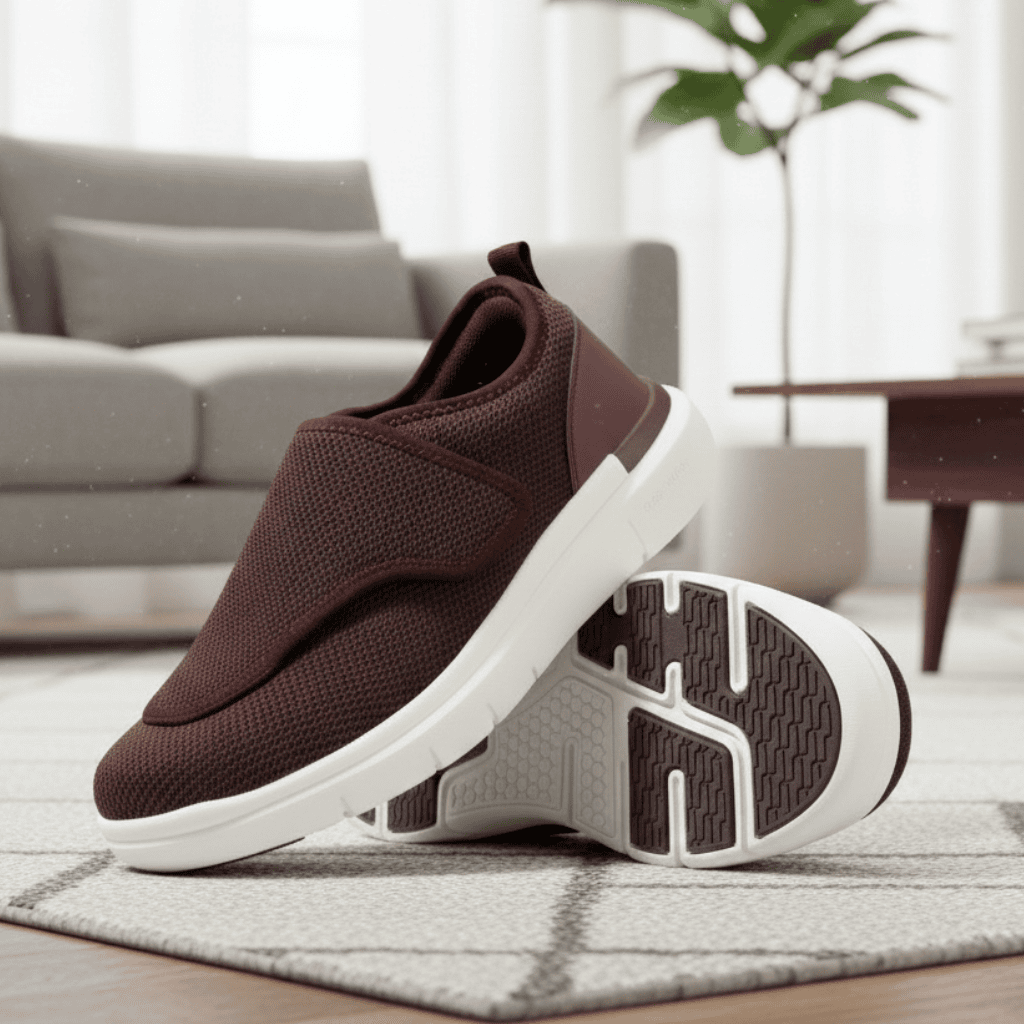 WALKORA – Extra Wide Women’s Walking Shoes with Adjustable Velcro Strap