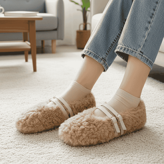 RIVETTE – Elegante wollen dames loafers met dubbele klinknagels en instapcomfort