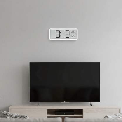 TIMESCOPE – Large Digital Wall Clock with LED Display and Climate Sensor