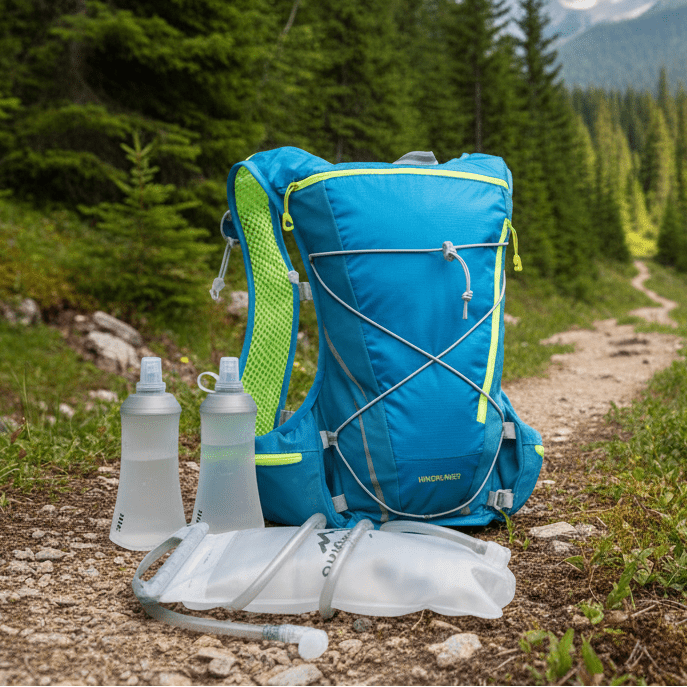 VENTRAIL – 8L Breathable Hydration Backpack with 1.5L Bladder for Running & Cycling