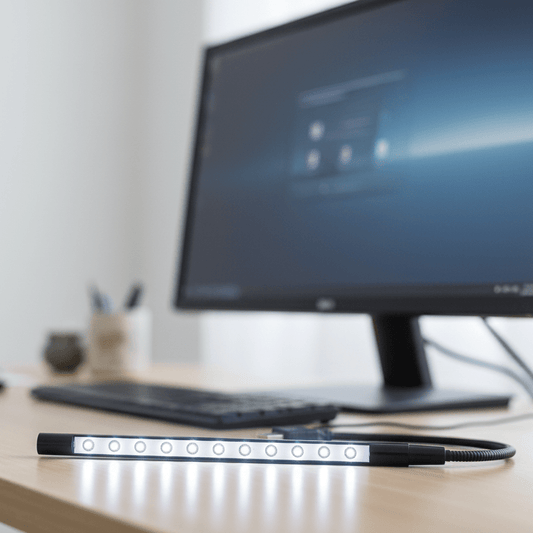 KEYBRITE – Portable USB LED Keyboard Lamp for Comfortable Night Typing