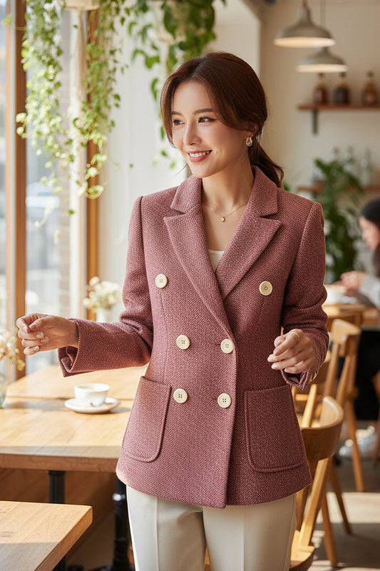 MILLY – Women’s Tailored Wool Blend Blazer