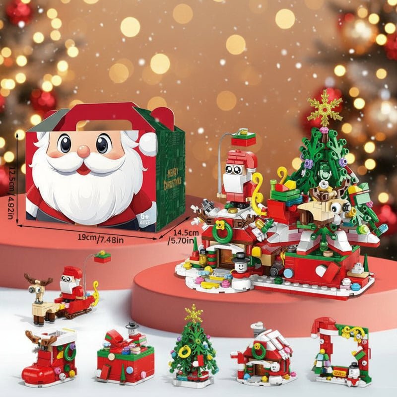 MerryBlocks - Creative Christmas Building Blocks Set for Festive Fun 0