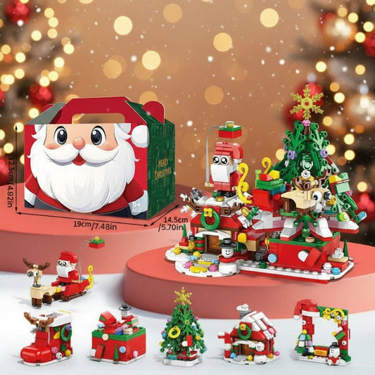 MerryBlocks - Creative Christmas Building Blocks Set for Festive Fun 0
