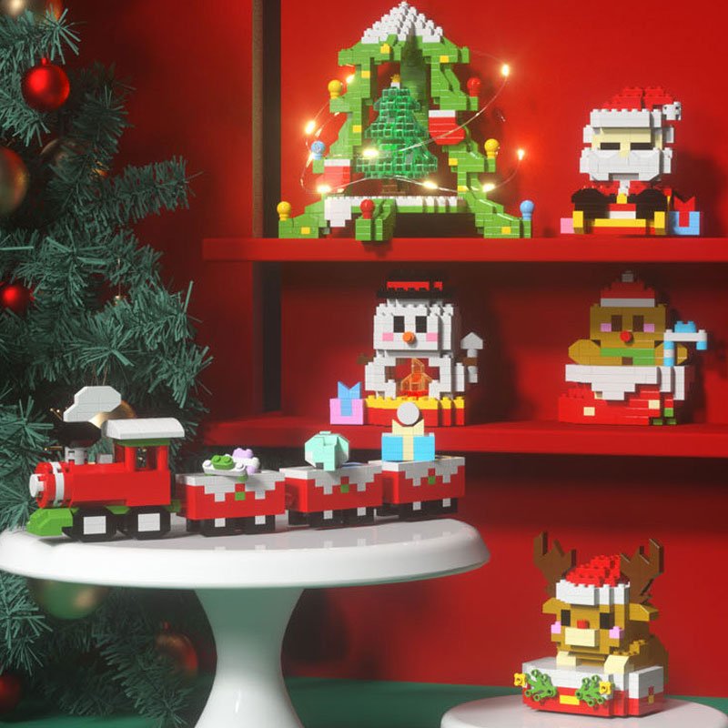 MerryBlocks - Creative Christmas Building Blocks Set for Festive Fun 2