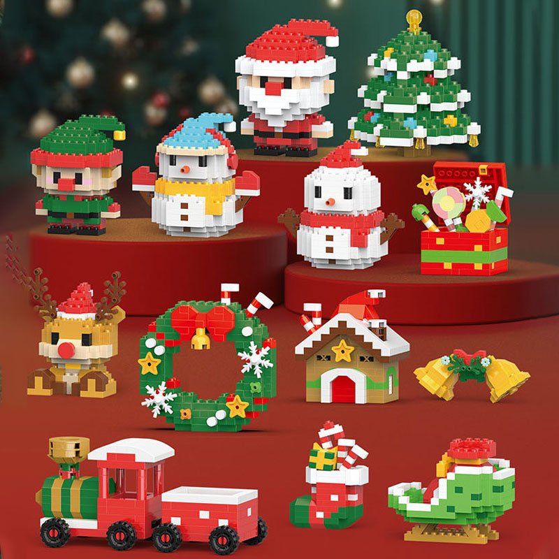 MerryBlocks - Creative Christmas Building Blocks Set for Festive Fun 5