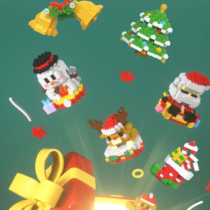 MerryBlocks - Creative Christmas Building Blocks Set for Festive Fun 7