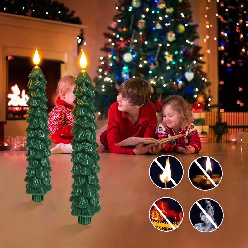 MerryLites - LED Christmas Candle Tree with Remote Control for Festive Glow 3