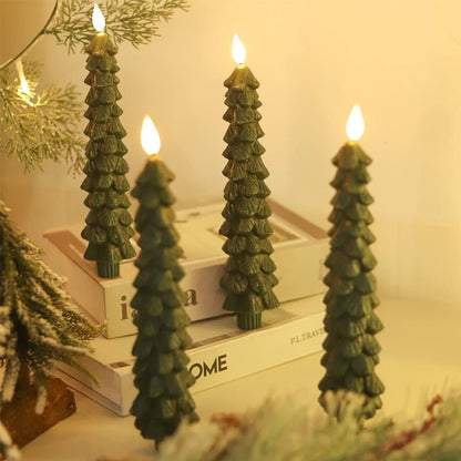 MerryLites - LED Christmas Candle Tree with Remote Control for Festive Glow 4