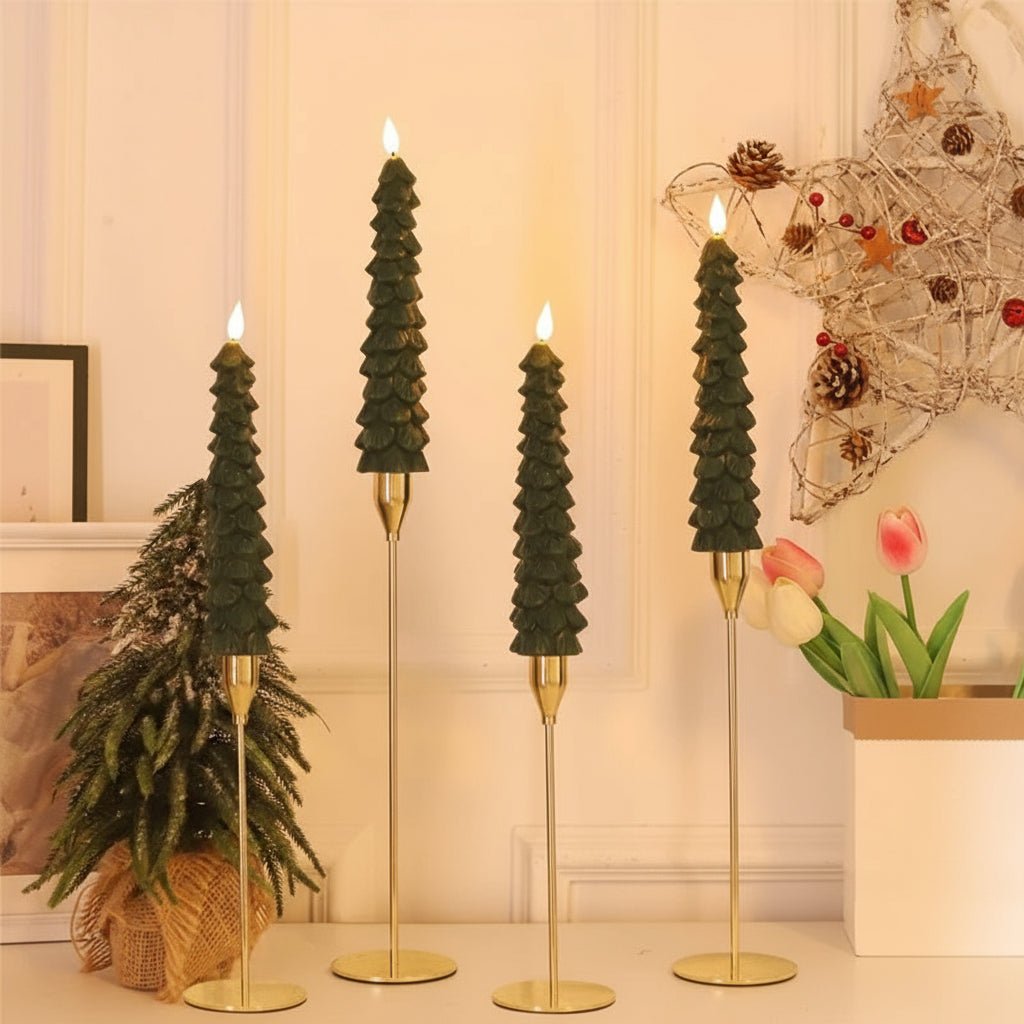 MerryLites - LED Christmas Candle Tree with Remote Control for Festive Glow 6