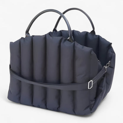 Mila - Warm and Stylish Dog Carrier Bag with Safety Belt for Travel 2