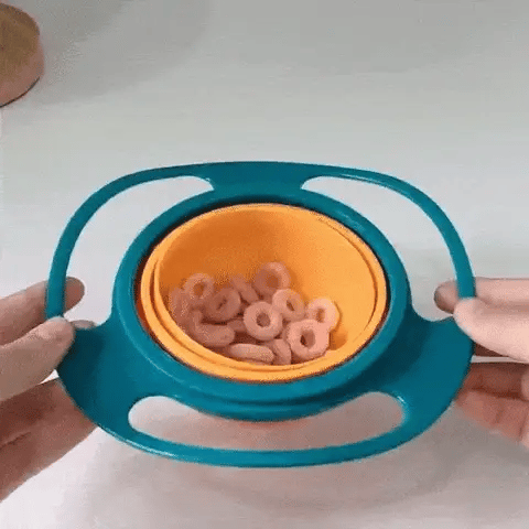 Milo Moon 360° Anti-Spill Children's Bowl with Lid & Ergonomic Handles 2