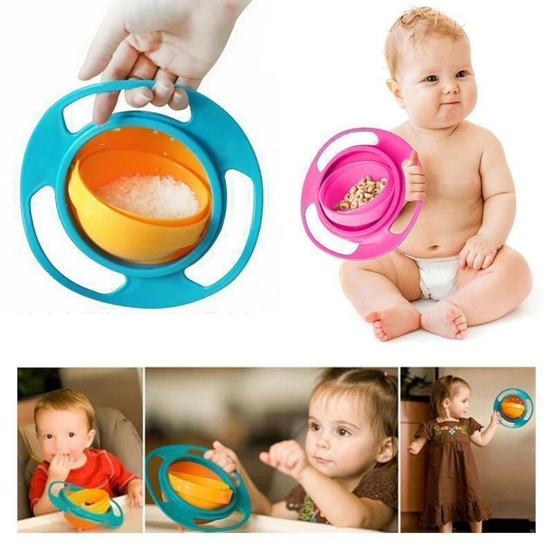 Milo Moon 360° Anti-Spill Children's Bowl with Lid & Ergonomic Handles 4