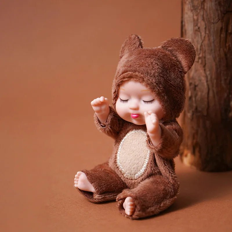 Mini Cute Sleeping Baby Princess Doll - Adorable Cartoon Animal Toy for Kids 4