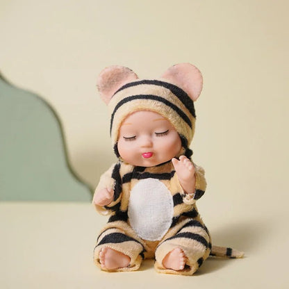 Mini Cute Sleeping Baby Princess Doll - Adorable Cartoon Animal Toy for Kids 5
