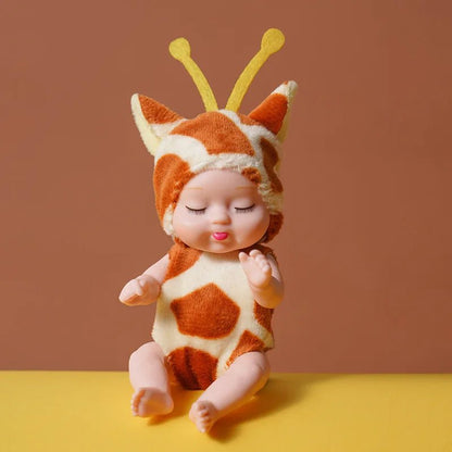 Mini Cute Sleeping Baby Princess Doll - Adorable Cartoon Animal Toy for Kids 6