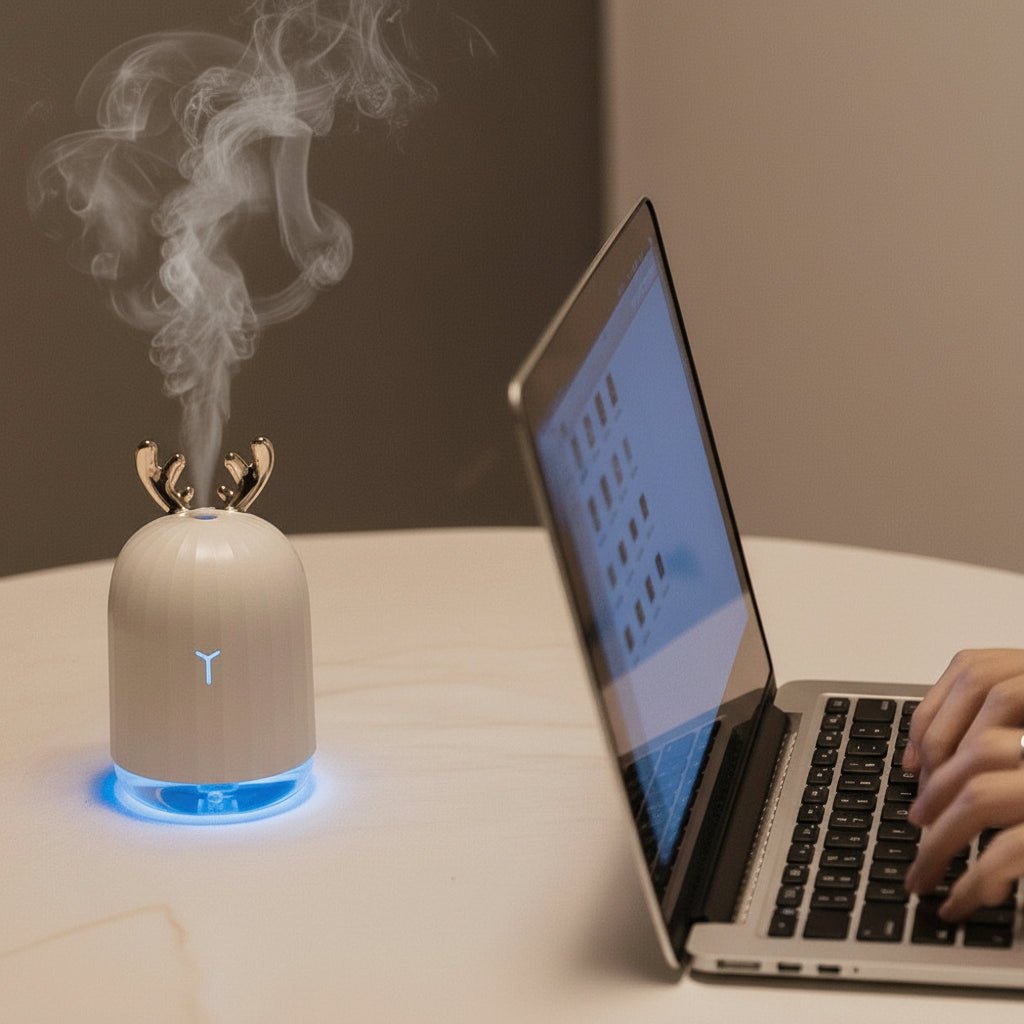 Mini Deer Humidifier - Ultra Quiet with Color LED Lights & Automatic Shutdown 4